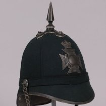 Full view, finial (.01) and helmet (.02)