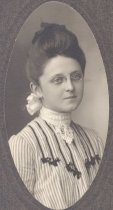 Ethelyn Spoon, April 14, 1905.  Our teacher at Tanner.