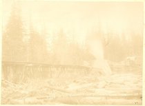 Kinsey. Flood on the Snoqualmie River near Snoqualmie, Wash. 1892.