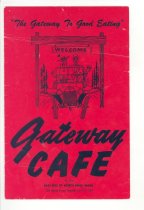 Gateway Cafe Menu