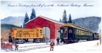 Northwest Railway Museum Christmas Card.