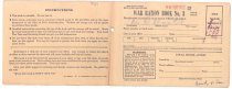 D.O Booth's War Ration Book.