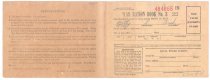 Betty Fish's War Ration Book.