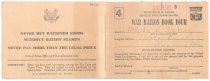 Rhoda Jackson's War Ration Book.