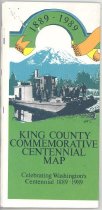 King County Commemorative Centennial Map.