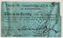 986.062. Ww Brown's Masonic Lodge Membership Card- Back0001