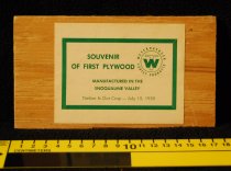 886.001. Weyerhaeuser Souvenir Plywood, 1959 (2)