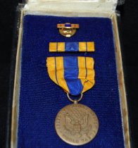 171.010. Wwii Selective Service Medal And Miniature Ribbon (2)
