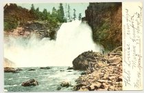 074.238. Snoqualmie Falls Post Card. 1908.0001