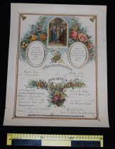 124.086. Emil Plum And Eliza Kihn Marriage Certificate, 1901 (2)