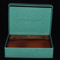 015.049. Otto Reinig Cardboard Box Ship Odreams Good Luck Package With Card