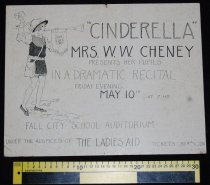 015.120. Mrs. Cheney's Music Students Cinderalla Program Poster. 1929 (2)