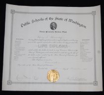 050.092. Mary Shumway's Life Teaching Diploma- 1901 (1)