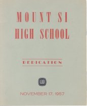 30.0228 Mshs Dedication Program November 17,1957 .1