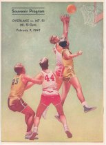 793.063 Mshs Basketball Game Program Vs. Overlake February 7, 1947 .1