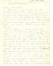 39-99-a, Letter From Hans Hamsmeier To Mrs. Paul Pieper Re Lundin Peak
