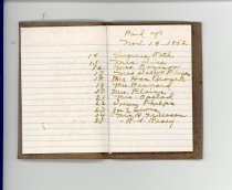 33-501-b, Snoqualmie Valley Music Club, Lamar Gaines Member Log, Pg. 2