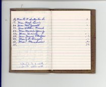 33-501-b, Snoqualmie Valley Music Club, Lamar Gaines Member Log, Pg. 5