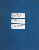 001.057. Account Books And Diary Of William H Taylor Cover. 1877-1887, 1870
