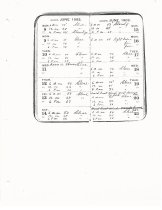 001.057. Account Books And Diary Of William H Taylor Cover. 187-18