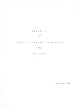 Memories of Our 1911 Journey to America from Holland