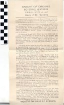 Knight of Dreams Handbill