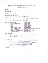 Agenda: Meeting of the Republican Party of Fayette County