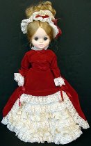 Front view of "Miss Chips" doll