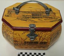 Scenes of WKU decopauge box purse