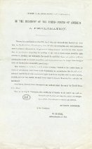 Reconstruction Presidential Proclamation