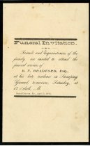 B. N. Bradford, Esq., Funeral Notice