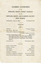 Bowling Green and Warren County High School [commencement programs]