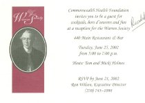 2002 Kentucky Derby Museum Gala invitation