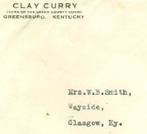 Clay Curry Envelope