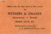 Withers & Chaney, Horse Cave, KY