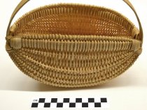 White Oak Basket, back view