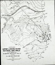 Map of Upper Licking River Natural Gas Field