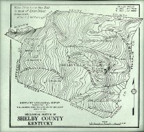 Map of Shelby County, KY