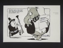 Better watch your step! This lame duck gun works on elephants, too!