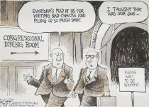 Everyone's mad at us for writing bad checks and piling up so much debt.