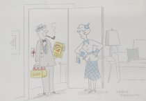 "I know, don't tell me. - You feel like spending a quiet evening at home"