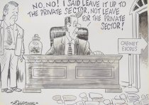 "No, no! I said leave it up to the private sector, not leave for the private sector!"
MX