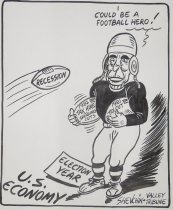 Tense Moment on the White House Gridiron