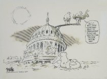 But, if we'd done something about th' greenhouse effect, we wouldn't have this neat swimmin' hole.