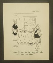 "I guess I'll save the bad news until after you've eaten your dinner!"