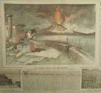 Like Rachel Weeping For Her Children.  Italy Presents A Sad And Melancholy Figure As She Mourns Over The Destruction Wrought By Vesuvius.