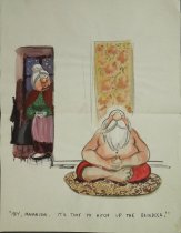 Hey, Maharishi. It's time to hitch up the reindeer.