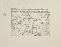 Animals & plants fleeing climate change are migrating toward the poles at 20cm per hour.