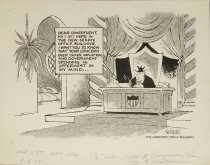 "Dear constituent, as I sit here in the new Senate office building..."