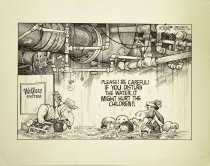 If you disturb the water, it might hurt the children!!